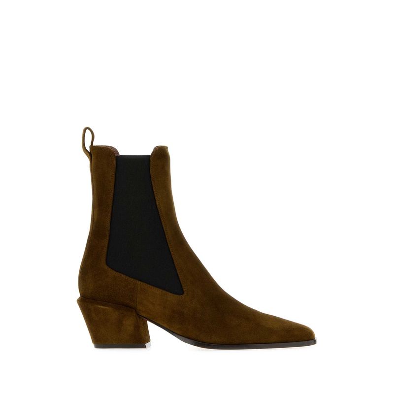 Paris Texas Women Mud Suede Bettina Ankle Boots